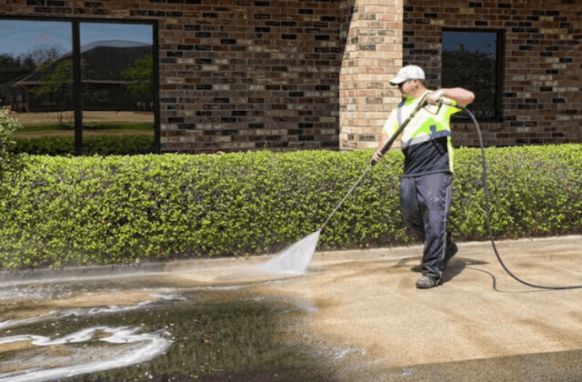 commercial concrete cleaning in gresham